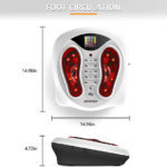 CINCOM Foot Massager for Neuropathy - Electronic Muscle Stimulator for Circulation and Pain Relief
