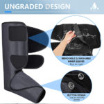 CINCOM Foot and Leg Massager with Heat, Air Compression Leg Massager for Circulation and Muscles Relaxation - 3 Modes, 3 Intensities, 2 Heating Super Quiet